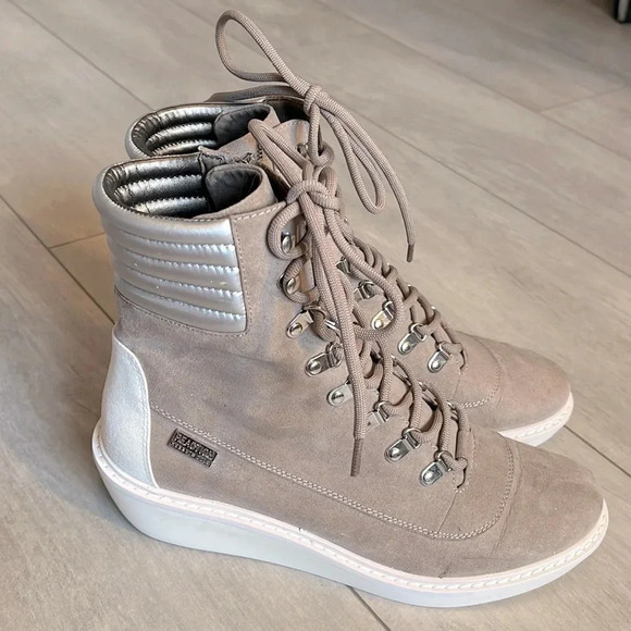 NWOT Rhyme Hike Sport Sneaker Boot Taupe, Size 8 - Picture 3 of 9